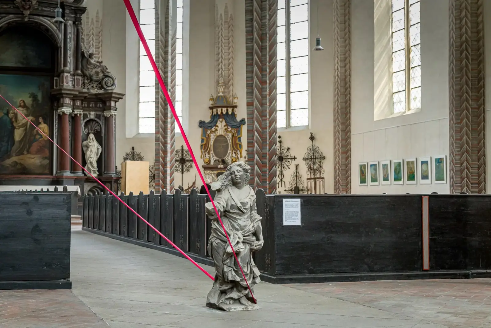 Sylvia Wolff und Jens Reulecke in der Nikolaikirche Görlitz